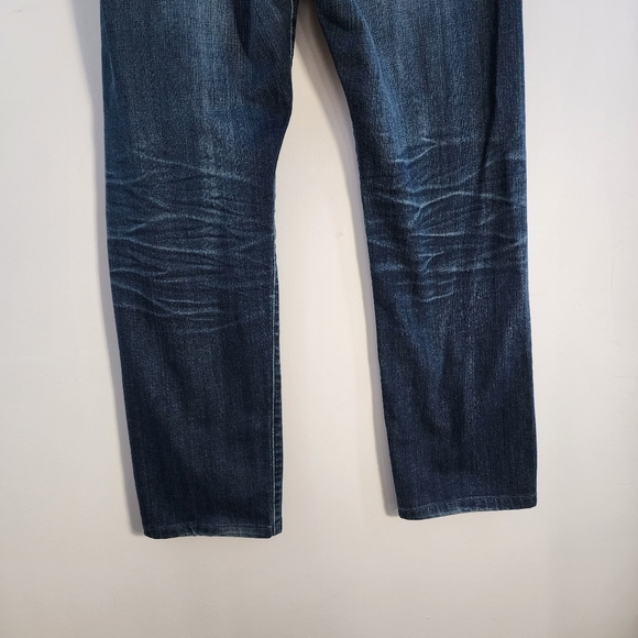 AG Size 38 Button Fly  Blue Jeans - Picture 6 of 10